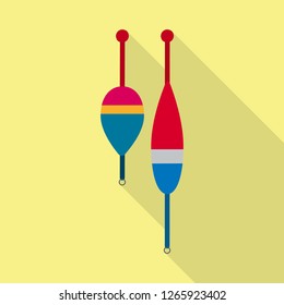 Vector illustration of fish and fishing icon. Collection of fish and equipment stock vector illustration.