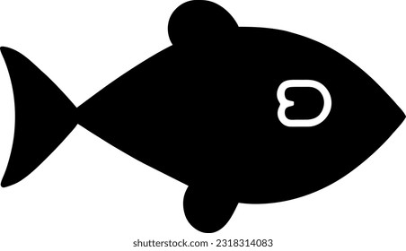 vector illustration of fish icon