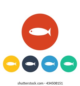 Vector illustration of fish icon