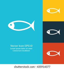 Vector illustration of fish icon