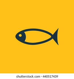 Vector illustration of fish icon