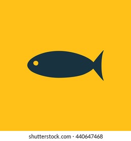 Vector illustration of fish icon