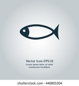 Vector illustration of fish icon