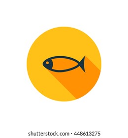Vector illustration of fish icon