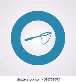 Vector illustration of fishing and fish icon