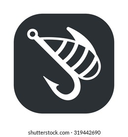 Vector illustration of fishing and fish icon