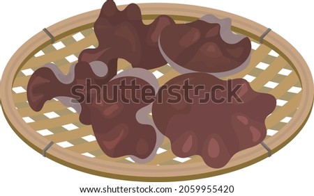 Vector illustration of five Jew