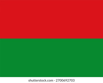 Ilustração vetorial da bandeira do Departamento de Arauca, Colômbia.