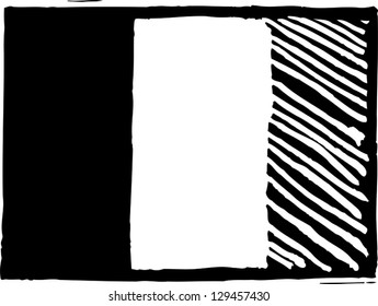 Vector illustration of the flag of Belgium