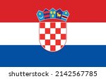 Vector illustration of the flag of croatia