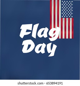 Vector illustration of Flag day