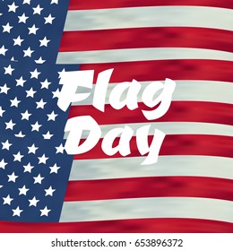 Vector illustration of Flag day