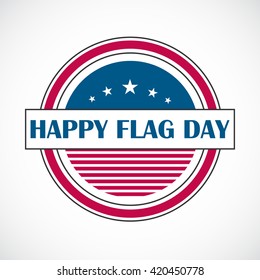 Vector Illustration Flag Day Stylish Typography Stock Vector (Royalty ...