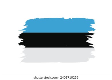 Ilustración vectorial de la bandera de Estonia, estonia, estonia nature, estonia flag