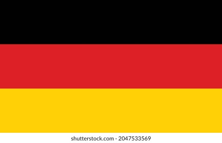 Vector Illustration of the flag of Germany