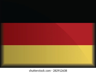 Vector Illustration of the flag of Germany