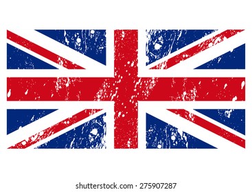 Vector illustration of the flag of Great Britain.