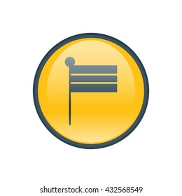 Vector illustration of flag icon