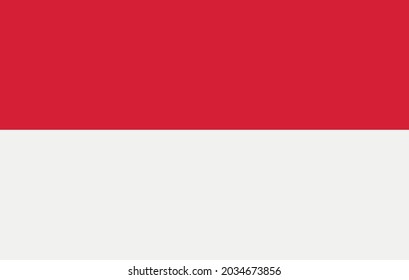 Vector illustration of the flag of Indonesia