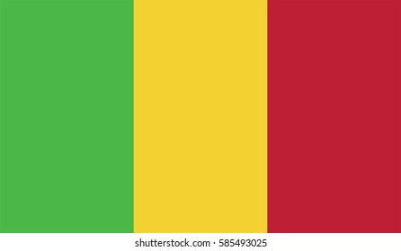 Vector Illustration , Flag of Mali page symbol for your web site design Mali flag logo, app, UI. Mali flag Vector illustration, EPS10.