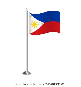 Vector Illustration. Flag of the Philippines
