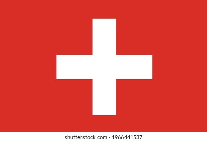 Vektorgrafik der Flagge der Schweiz