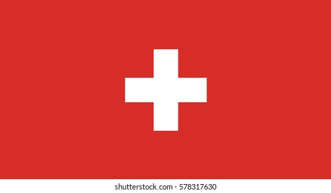 Vector Illustration , Flag of Switzerland 