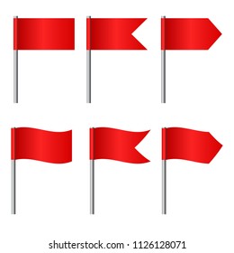 Vector illustration of flags set