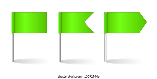 Vector illustration of flags set