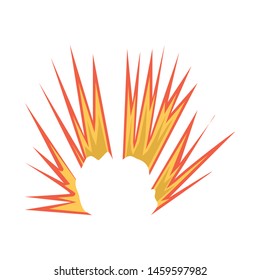 Vector illustration of flame and animation symbol. Set of flame and magic vector icon for stock.