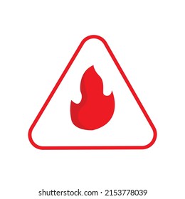 vector illustration flame in doodle style