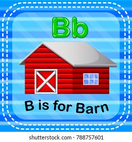 Flashcard Letter B Barn: เวกเตอร์สต็อก (ปลอดค่าลิขสิทธิ์) 281459123 ...