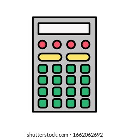 vector illustration flat calculator design