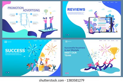  Vector illustration flat concepts decorated people character for website and mobile website development.
success, cup.Set of landing page templates
