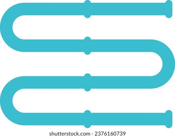 Ilustración Vectorial Baño de Diseño Plano Con Muebles Baño Interior Ilustración
