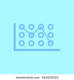 Vector illustration in flat design of business statistics