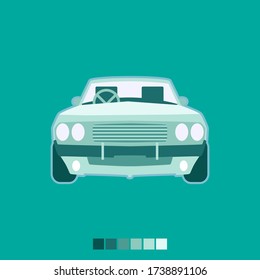 Vector illustration of flat design car