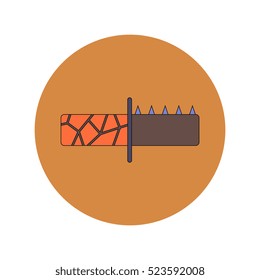 Vector illustration in flat design of drought and soil