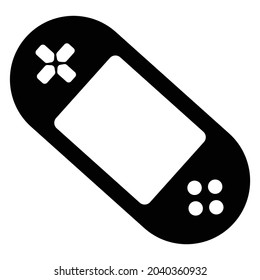 Vector illustration of flat design game icon template in black and white color. Editable strokes and colors. 4000 x 4000 pixels perfect.