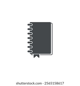 vector illustration flat design of notebook, diary.