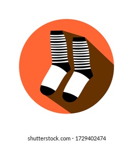 Vector illustration flat design socks