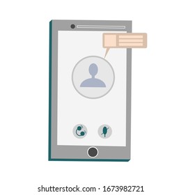 Vector illustration flat design style. Customer service, Call center, Ai, Chat bot concept. 