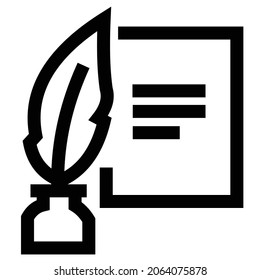 Vector illustration of flat design template for text message and book icon. Monoline drawing style. Black and white color. 4000 x 4000 pixels perfect.