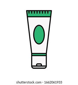 vector illustration flat facial wash soap design