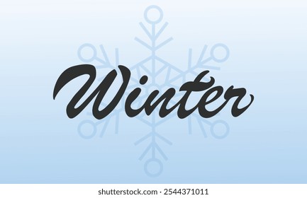 Ilustración vectorial. Paisaje plano. Fondo nevado. Derivas de nieve. Nevada. Cielo azul claro. Ventisca. Fondo de pantalla de dibujos animados. Clima frío. Temporada de invierno. Diseño de Plantilla vacía con espacio de copia