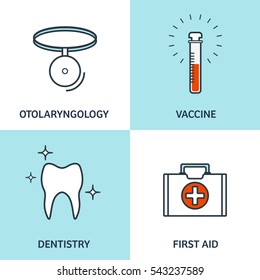 Vector illustration. Flat medical background. Health care,first aid, research,cardiology. Medicine,study. Chemical engineering,pharmacy. Outline, lined.