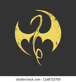 vector illustration, flat style, idea for tattoo, zodiac sign, sports emblem