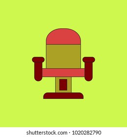 Vector illustration in flat style Movie seat