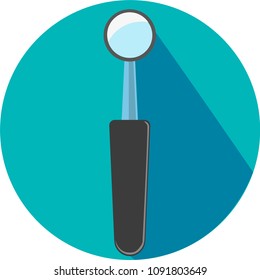 Vector illustration in flat style.Dental care.A great set of dental tools and equipment.

