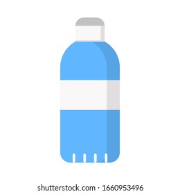 vector illustration flat water bottle design